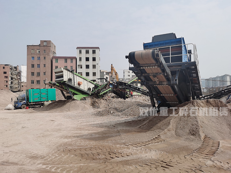 湖北武汉移动破碎站从垃圾无害角度着手助力建筑垃圾处理新方